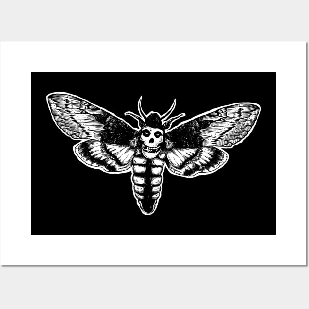 Death Head Moth Wall Art by ZugArt01